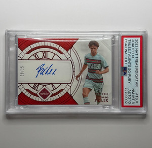 Carte De Collection João Félix #57 – Signée Et Authentifiée PSA – Benfica / Rookie