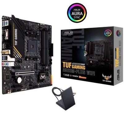 TUF Gaming A520M-PLUS (WiFi) AMD AM4 (3rd Gen Ryzen ) microATX Gaming Motherboar