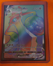 Pokemon 190/185 Aegislash Vmax Rainbow Secret Rare Vivid Voltage Card on eBay