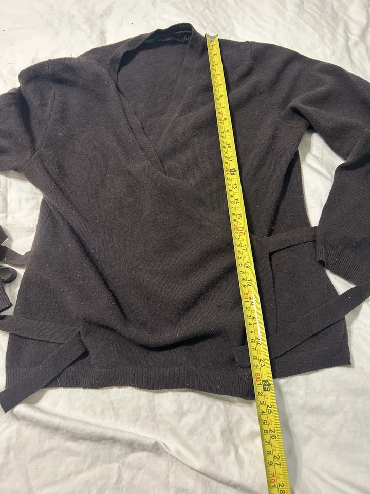 Suéter Benetton Hecho en Italia 100% Lana Envolvente Para Mujer Talla L - Envío Gratis Foto 2 de 4