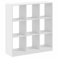 BüCherregal Standregal Bodenregal Weiß 102X32X108 Cm Spanplatte