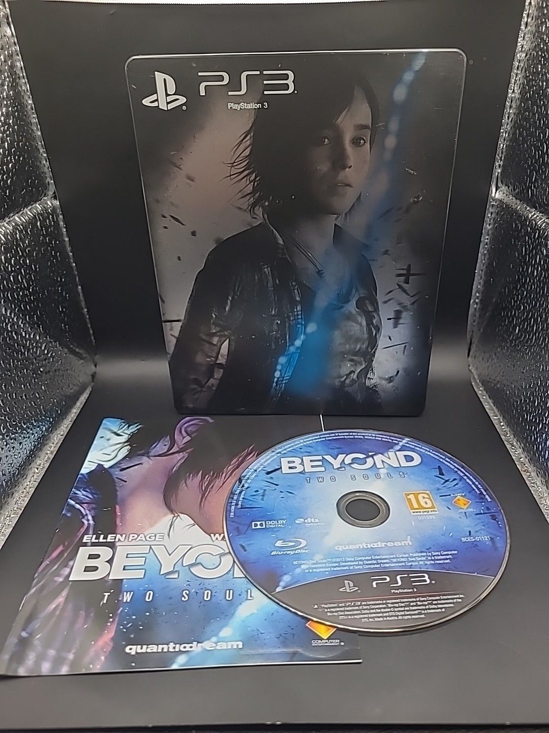 BEYOND TWO SOULS Special Edition Steel Book PlayStation 3 PS3 Missing Sleeve