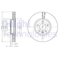 Delphi 2X Bremsscheibe Vorne Ø340 Mm BelüFtet FüR Vw Transporter Vi Kasten Sga