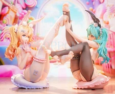 Anime Girls Figurine Inspired by Hobby·sakura Rabbit Girl PVC Model Unbranded