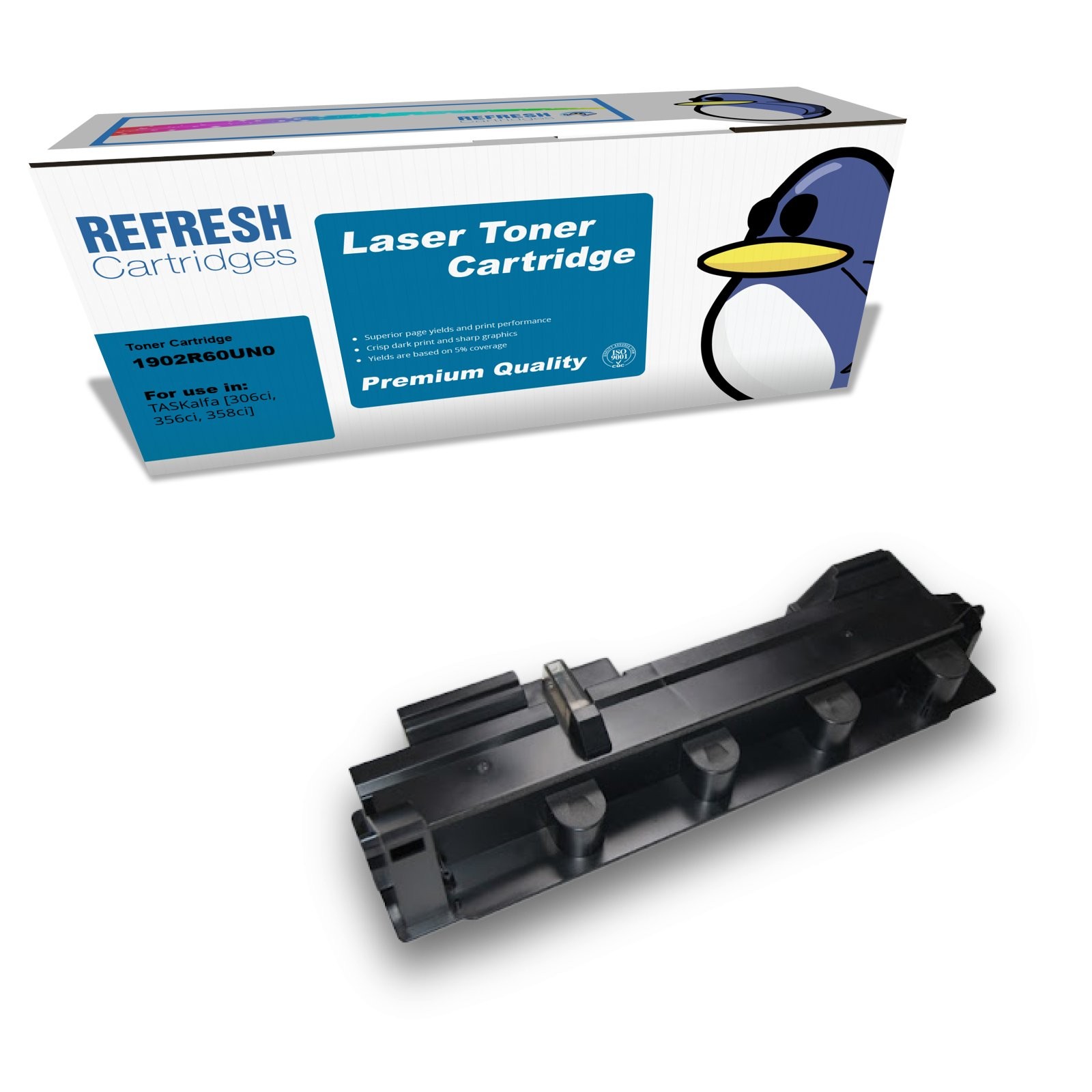 Refresh Cartridges Maintenance WT-5190 Toner Compatible With Kyocera Printers