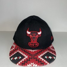 Chicago Bulls Windy City Hat New Era Hardwood Classics SnapBack Size 7 5/8