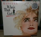 MADONNA WHO'S THAT GIRL SOUNDTRACK CLEAR LP  CAUSING A COMMOTION LOOK OF LOVE