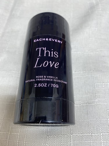 Each and Every THIS LOVE rose vanilla Deodorant NATURAL