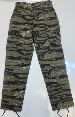 個人装備 Old Military Trousers TIGER STRIPE CAMO Shop Vintage Tiger Stripe Camo Paratrooper Fatigue Pants