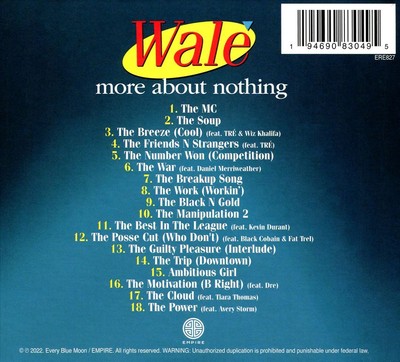 WALE - MORE ABOUT NOTHING NEW CD