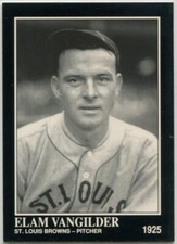 1992 Conlon Collection TSN #569 Elam Vangilder St. Louis Browns