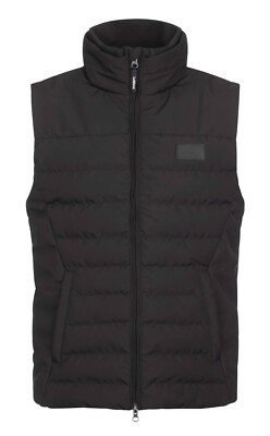 LeMieux Weste Herren kurzärmellos Puffermantel wind-/Wasserdicht schwarz/marineblau