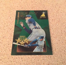 1995 PINNACLE ZENITH ROOKIE ROLL CALL SHAWN GREEN #4 OLD TORONTO BLUE JAYS