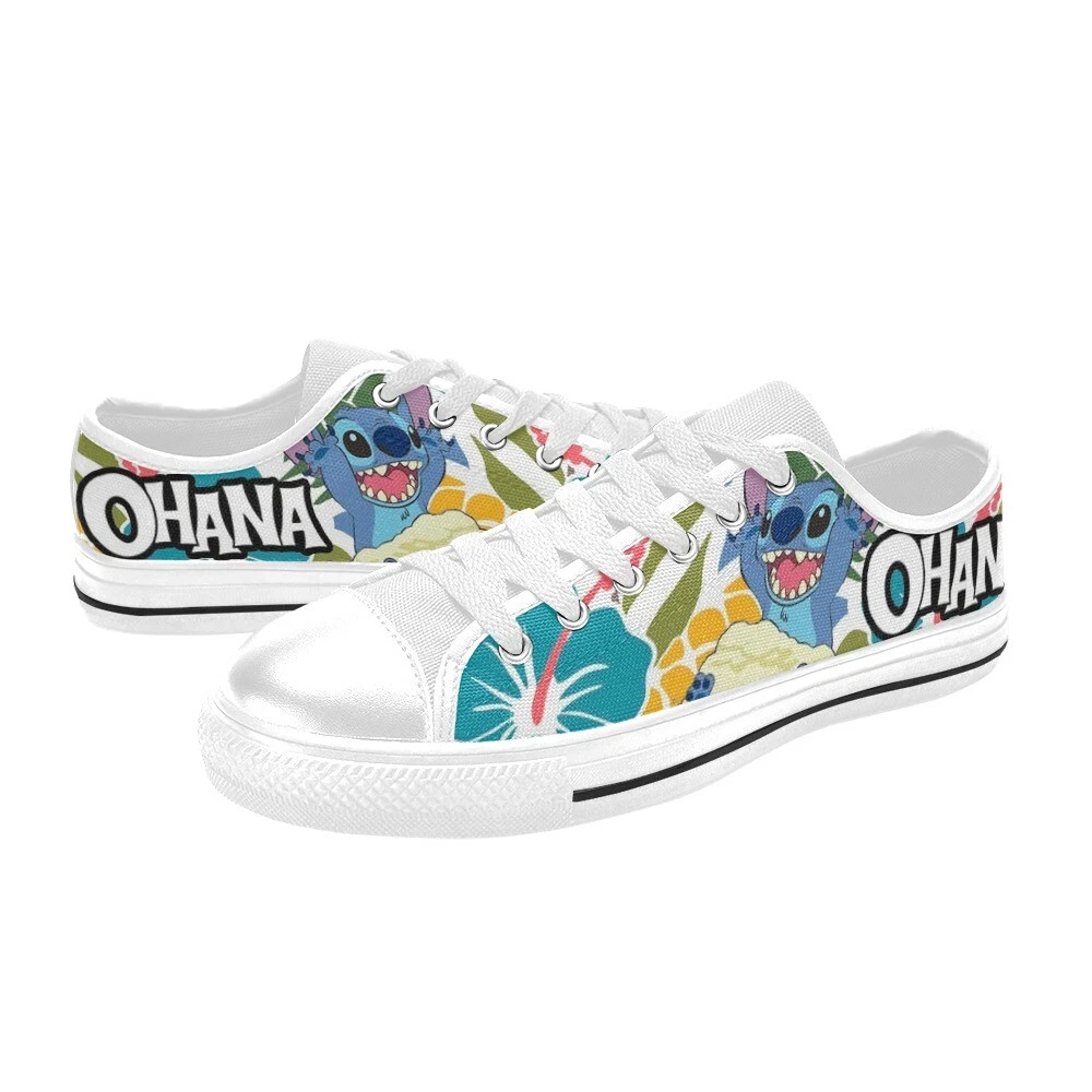 Stitch Ohana Low Top Shoes Sneakers