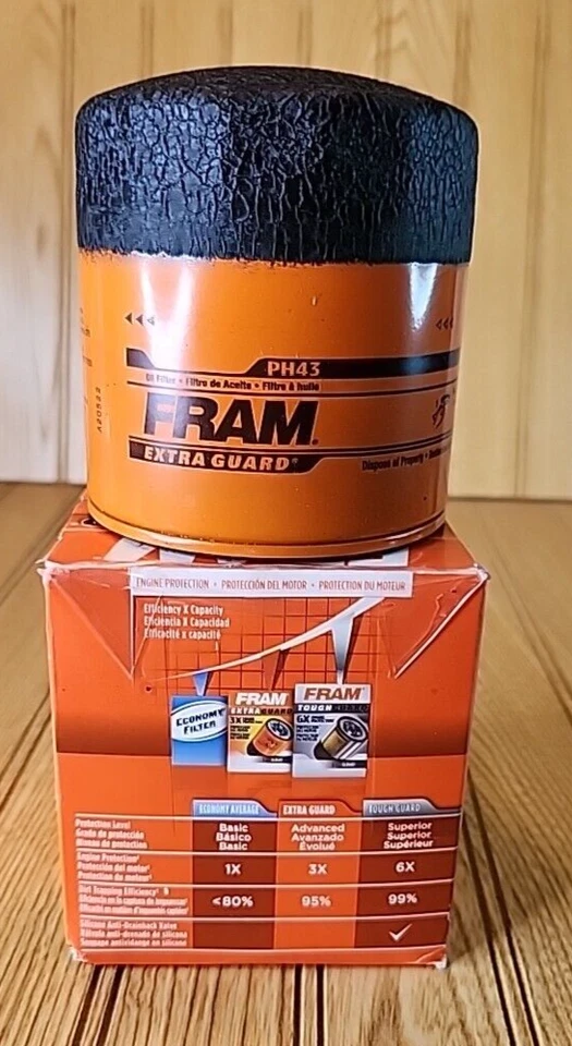 Filtro de aceite genuino FRAM EXTRA GUARD PH43 Foto 3 de 3