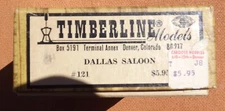 Timberline Models HO 121 Dallas Saloon Craftsman Wood Kit MIB