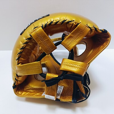 Cleto Reyes Boxing Head Gear Full Face Type Size Free Gold from