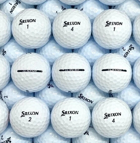 50 Srixon Q-Star Used Golf Balls 5A Mint Condition FREE SHIPPING