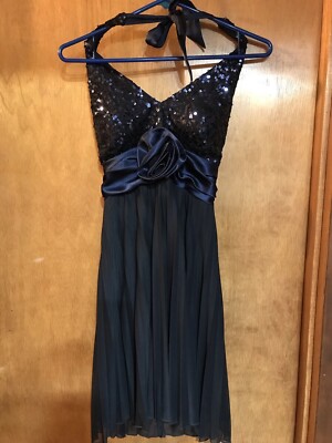 speechless cocktail dress Beautiful Blue Prom By Size S NewMds-6.16 Holiday Cocktail Party Dresses! Color:subtle black stripe CAA07B5M006GG Features Womens dresses