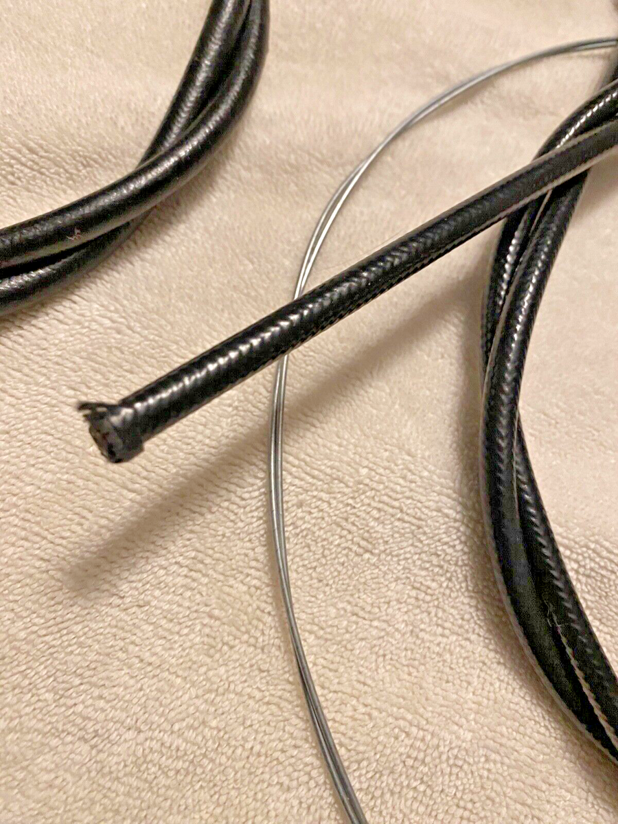 Harley 3334-32 WL Cotton Weave Spark & Throttle Cable Coil Set