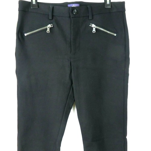 NYDJ Black Stretch Pants Size 8P Skinny 