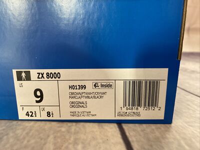 Adidas Originals ZX 8000 Bliss Cloud White Shoes H01399 Adidas Originals ZX 8000 Bliss Cloud White Shoes H01399