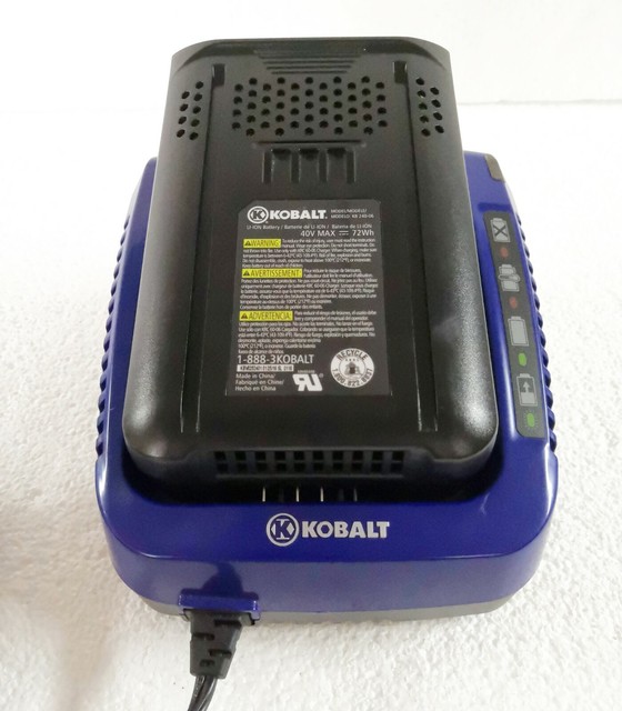 KOBALT 40V Max Lithium Ion BATTERY CHARGER KRC 6006 40 Volt Charger w