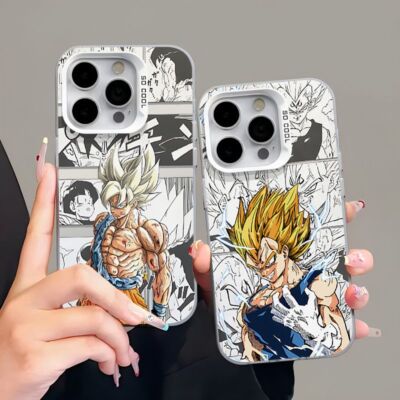 Dragonball Z Für iPhone 11 12 13 14 15 Pro Max Case Hülle Schutzhülle Cover TPU
