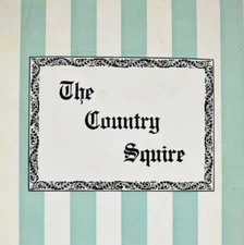 Vintage 1961 The Country Squire Restaurant Menu Route 120 45 Grayslake  Illinois