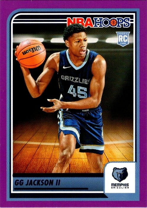 GG Jackson II 2023-24 Donruss Purple Base Rookie Card #275 - Grizzlies
