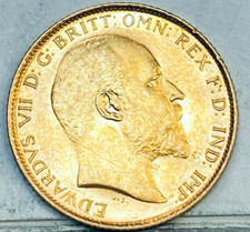 AUSTRALIA 1910 SYDNEY GOLD HALF SOVEREIGN RARE KEY DATE LOW MINT NICE UNC #03