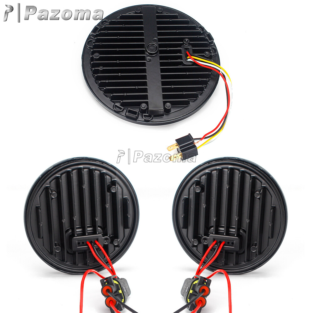 7-inch LED Headlight With DRL Round Lamp Kit For Harley Clubstyle FXRT FXRD FXRP Fairings