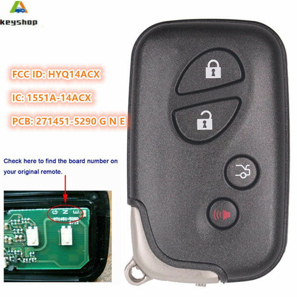 Okey Remote Smart Car Key For Lexus Hs250h Ls460 Ls600h 2010-2017