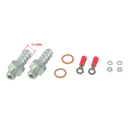 Universal 255LPH Inline LS Swap High Pressure EFI Fuel Pump w Install Kit GSL392 - Picture 8 of 13