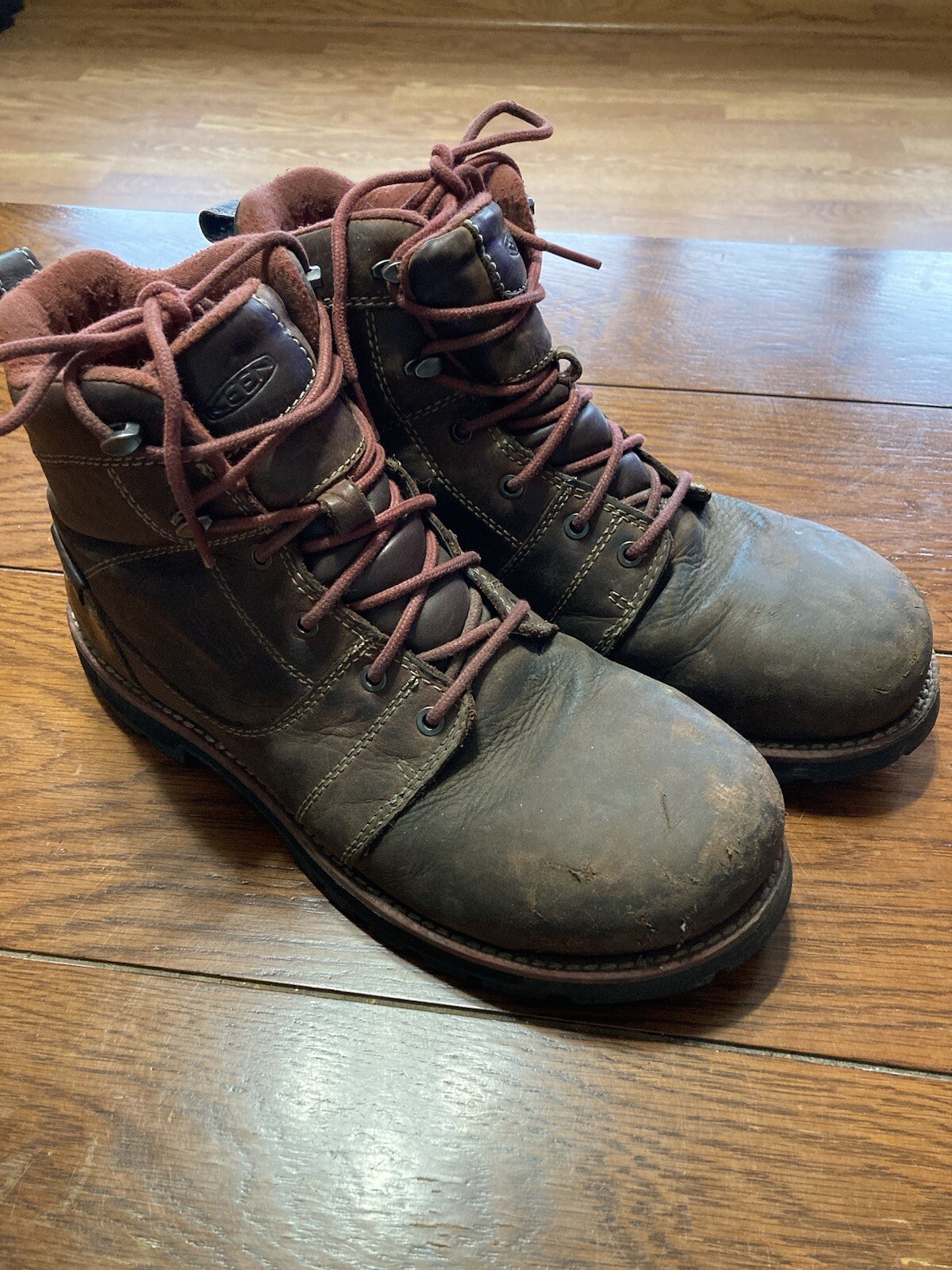 Keen Dry Men’s Steel Toe Utility Waterproof Work Boots ASTM F241318 Sz