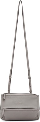 New GIVENCHY Pandora Mini Sugar Crossbody Bag Pearl Grey
