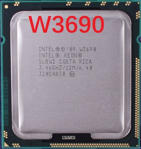 Intel Xeon W3690 Hexa-Core (6-Core) 3.46GHz/12M/6.40GT/s SLBW2 Processor CPU - Picture 1 of 4