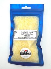 YELLOW Unscented Salt Bath Base Spiritual Cleansing /Handmade