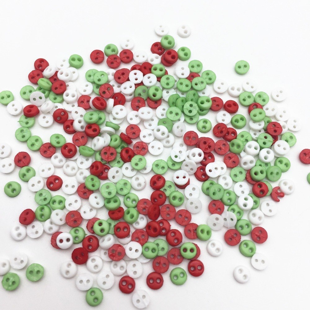 Lot De 50 Boutons Ronds Noirs 4mm - 2 Trous - Pour Couture, Scrapbooking Et Bricolage