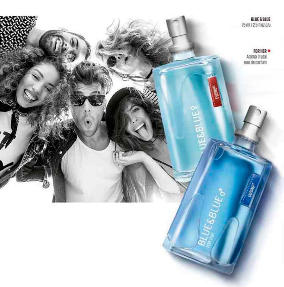 Cyzone Blue & Blue For Her, Fresh Floral & Frutal Eau de Perfume