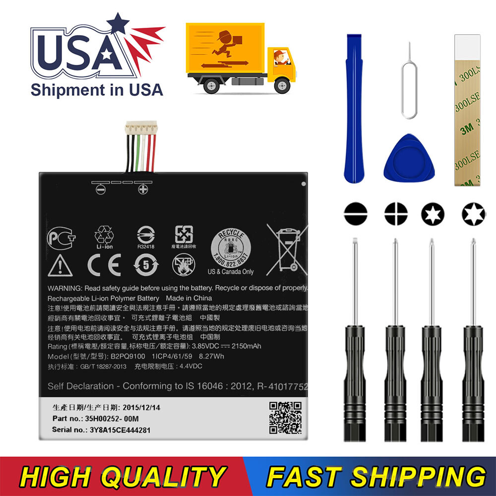 for HTC One A9 A9U A9T/W/D Hima Aero Repair Battery B2PQ9100 35H00252-00M Tools