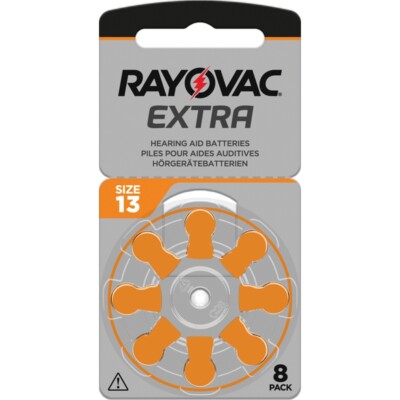 32x (4x8) Hörgeräte-Batterien Typ 13 Rayovac Extra (vormals Extra advanced)