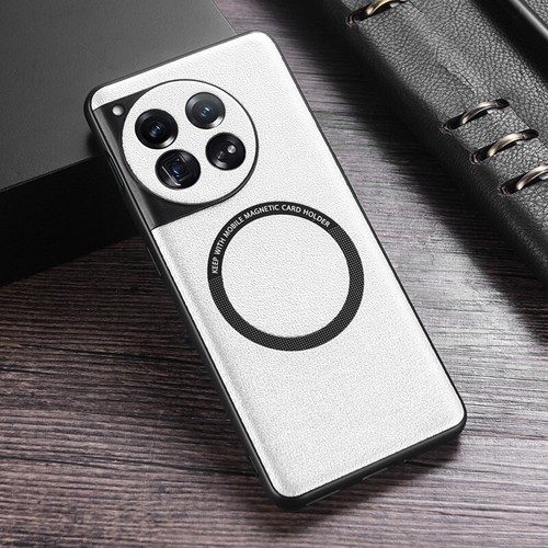 Funda magnética de cuero rígida delgada a prueba de golpes Mag Safe Cover para OnePlus 13 12 11 - Imagen 12 de 14