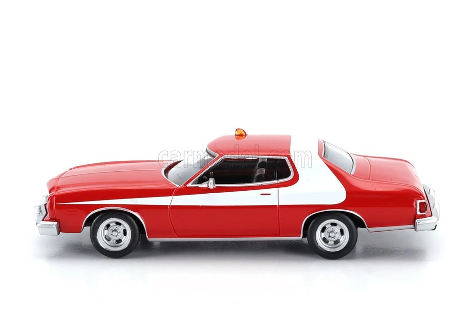 MODELLINO AUTO STATICO NOREV FORD GRAN TORINO COUPE 1976 STARSKY HUTCH 1/43 - Immagine 3 di 4