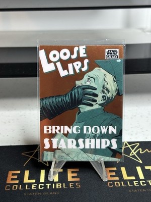 2021 Topps Star Wars Galaxy Loose Lips #53