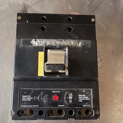 Westinghouse LC 600 600A 3-Pole Circuit Breaker Magnetic Trip 