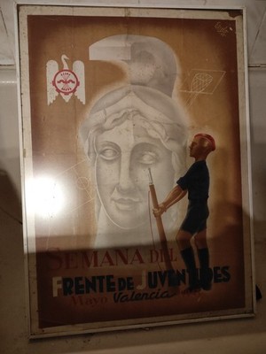 Propagandaplakat der Phalanx Spanien