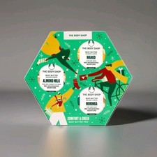The Body Shop Body Butter Trio gift set Mango, Almond Milk Moringa body butters 