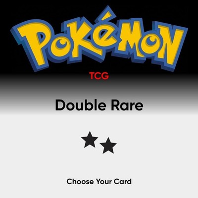 Pokemon TCG Double Rare Cards: Choose Your Card