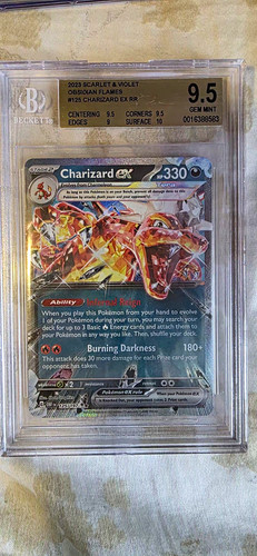 Charizard ex graded BGS 9.5 for sale on eBay